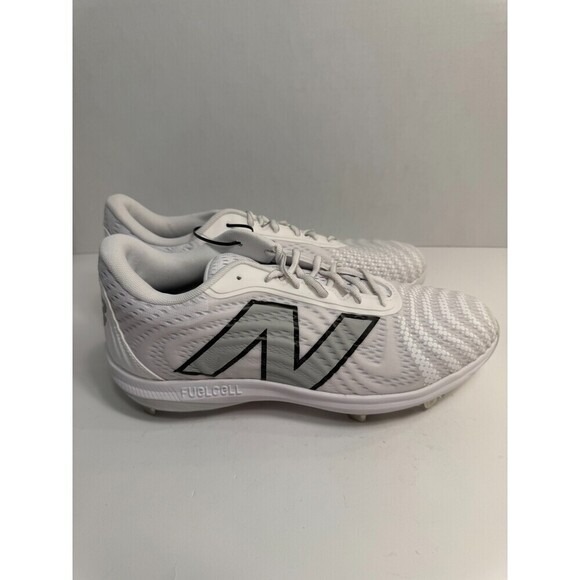 .10016 New Balance Fuel Cell White, Cleats-US 11.5 Mens - Picture 1 of 5